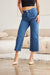 RFM Crop Chloe Tummy Control High Waist Raw Hem Jeans BOTTOMS Jessie Knowles