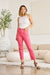 RFM Crop Dylan Tummy Control High Waist Raw Hem Jeans BOTTOMS Jessie Knowles