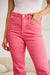 RFM Crop Dylan Tummy Control High Waist Raw Hem Jeans BOTTOMS Jessie Knowles