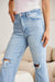 RFM Tummy Control High Waist Raw Hem Distressed Jeans BOTTOMS Jessie Knowles