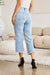 RFM Tummy Control High Waist Raw Hem Distressed Jeans BOTTOMS Jessie Knowles