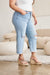 RFM Tummy Control High Waist Raw Hem Distressed Jeans BOTTOMS Jessie Knowles