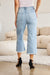 RFM Tummy Control High Waist Raw Hem Distressed Jeans BOTTOMS Jessie Knowles