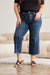 RFM Tummy Control High Waist Raw Hem Jeans BOTTOMS Jessie Knowles