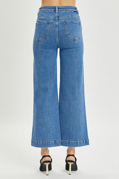 Risen High Rise Wide Leg Jeans  Jessie Knowles