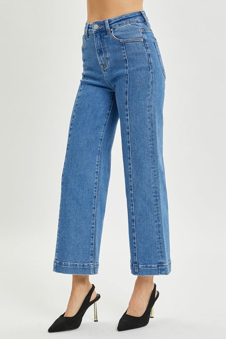 Risen High Rise Wide Leg Jeans  Jessie Knowles