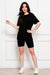 Round Neck Short Sleeve T-Shirt and Shorts Set SETS Jessie Knowles