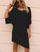 Round Neck Three-Quarter Sleeve Tee Dress  Jessie Knowles