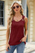 Round Neck Wide Strap Tank  Jessie Knowles