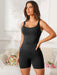 Scoop Neck Wide Strap Active Romper  Jessie Knowles