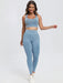 Scoop Neck Wide Strap Top and Pants Active Set  Jessie Knowles