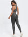 Scoop Neck Wide Strap Top and Pants Active Set  Jessie Knowles