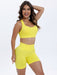 Scoop Neck Wide Strap Top and Shorts Active Set  Jessie Knowles