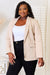 Shawl Collar Long Sleeve Blazer  Jessie Knowles