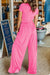 Short Sleeve Top and Wide Leg Pants Set  Jessie Knowles