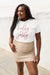 Simply Love Letter Graphic Short Sleeve T-Shirt  Jessie Knowles