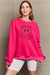 Simply Love Smiling Face Graphic Sweatshirt  Jessie Knowles