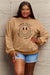 Simply Love Smiling Face Graphic Sweatshirt  Jessie Knowles