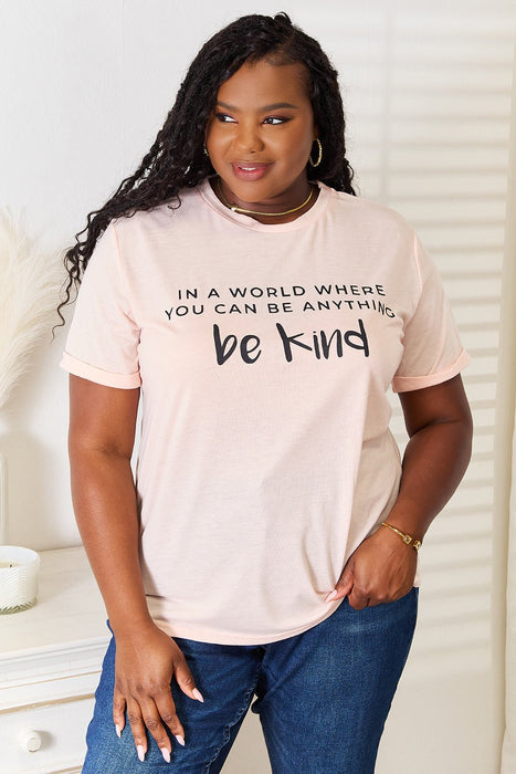 Simply Love Slogan Graphic Cuffed T-Shirt  Jessie Knowles