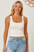 Square Neck Wide Strap Tank  Jessie Knowles