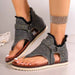 Studded Raw Hem Flat Sandals  Jessie Knowles