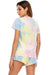 Tie-Dye Round Neck Short Sleeve Top and Shorts Lounge Set  Jessie Knowles