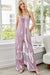 Tie-Dye Spaghetti Strap Jumpsuit with Pockets JUMPSUITS Jessie Knowles