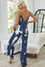 Tie-Dye Spaghetti Strap Jumpsuit with Pockets JUMPSUITS Jessie Knowles