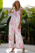 Tie-Dye Spaghetti Strap Jumpsuit with Pockets JUMPSUITS Jessie Knowles