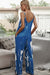 Tie-Dye Spaghetti Strap Jumpsuit with Pockets JUMPSUITS Jessie Knowles