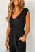 V-Neck Wide Strap Pocketed Jumpsuit  Jessie Knowles