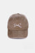 Zenana Bow Embroidered Washed Cotton Caps  Jessie Knowles