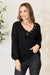 Zenana Buttoned Long Sleeve Blouse  Jessie Knowles