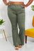 Zenana Clementine High-Rise Bootcut Jeans in Olive  Jessie Knowles