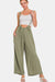 Zenana Pocketed Wide Strap Wide Leg Overalls  Jessie Knowles