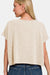 Zenana V-Neck Short Sleeve Crop T-Shirt  Jessie Knowles