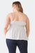 Zenobia Plus Size Frill Smocked Floral Sweetheart Neck Cami  Jessie Knowles